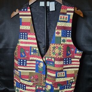 Colorful Patchwork Vest